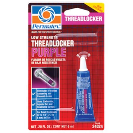 Permtx-Lockt Low Strength Threadlocker- Purple P13-24024